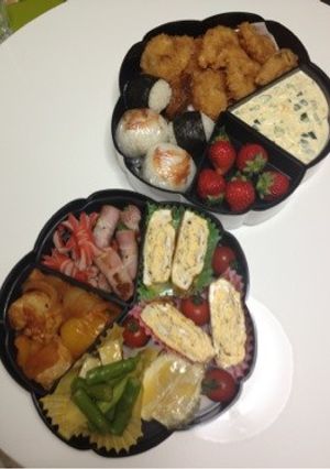 涙のお花見弁当。-レシピのメイン写真