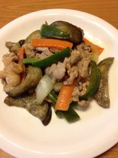味付け簡単〜豚肉とナスの味噌炒め-レシピのメイン写真