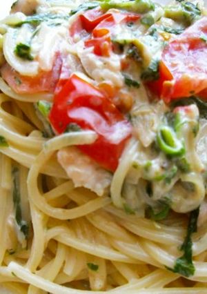 簡単！フライパンだけ☆クリームパスタ-レシピのメイン写真