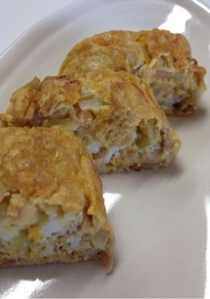 ふんわり^ ^ツナと玉ねぎマヨ卵焼き-レシピのメイン写真