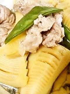 割と合うんですよ、たけのこと豚肉の甘辛煮-レシピのメイン写真