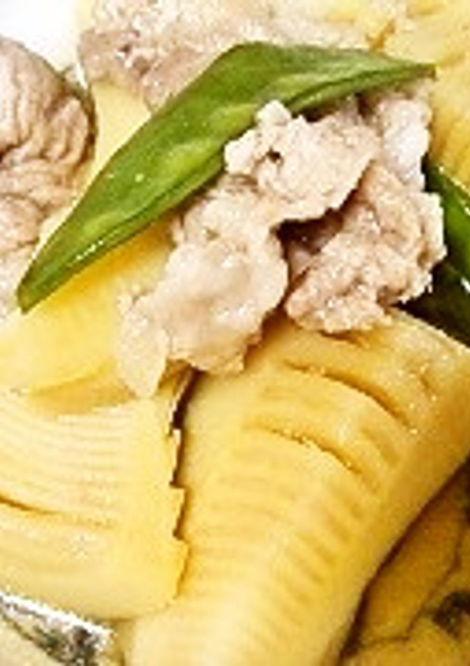 割と合うんですよ、たけのこと豚肉の甘辛煮-レシピのメイン写真