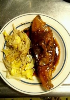 ４月１５日晩飯　【ブリの照り焼き】　-レシピのメイン写真
