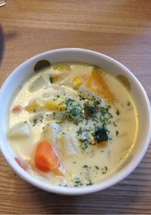 野菜たっぷりミルクスープ-レシピのメイン写真