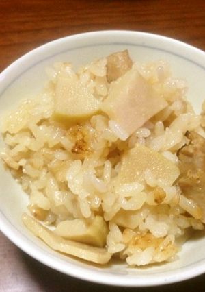 一押し筍ご飯　鶏肉のダシで激うま-レシピのメイン写真