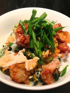 【簡単☆惣菜残り物】唐揚げの親子丼-レシピのメイン写真