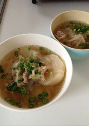 春カブと豚肉のスープ-レシピのメイン写真