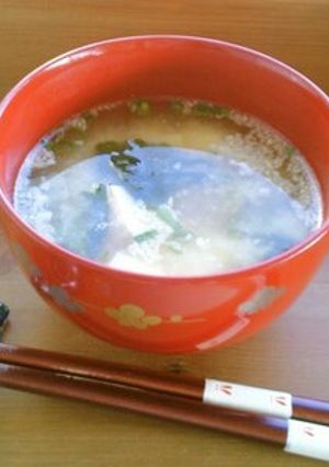 レンジで簡単１人分味噌汁！-レシピのメイン写真