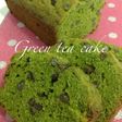 低GI☆抹茶と甘納豆のパウンドケーキ
