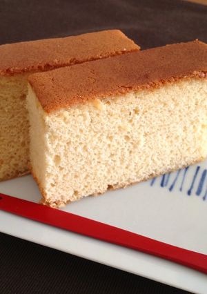 パウンド型で♪しっとりカステラ-レシピのメイン写真