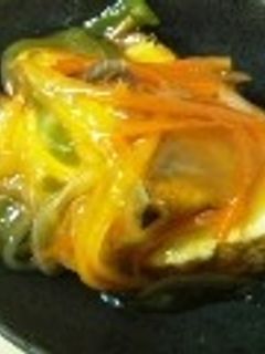 焼厚揚げの野菜あんかけ-レシピのメイン写真