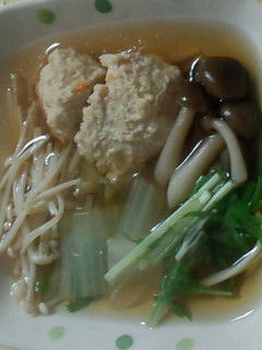 鶏つくね鍋…☆☆☆-レシピのメイン写真