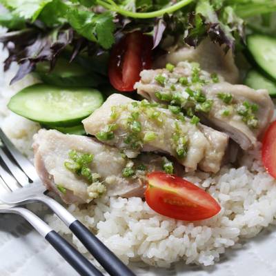 海南鶏飯風サラダごはん