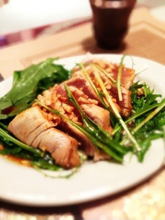 マグロのレアステーキ〜バター醤油ソース〜-レシピのメイン写真
