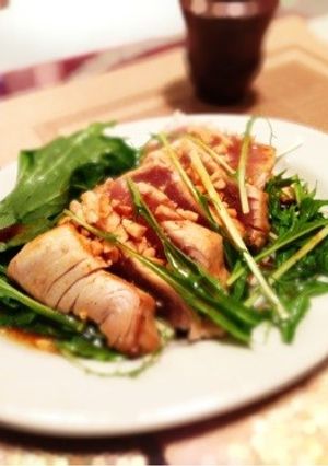マグロのレアステーキ〜バター醤油ソース〜-レシピのメイン写真