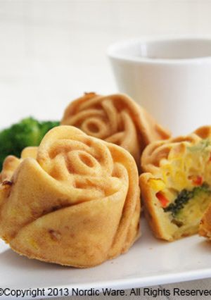 母の日に☆バラの形のケークサレ-レシピのメイン写真