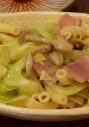キャベツとベーコンマカロニ-レシピのメイン写真
