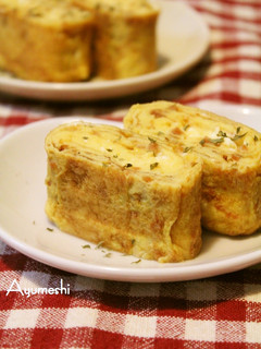 ベーコンビッツとカッテージチーズの卵焼き-レシピのメイン写真