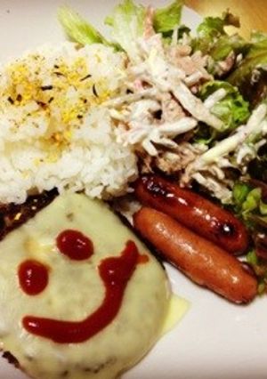 美味しい☆簡単ハンバーグランチ♡-レシピのメイン写真