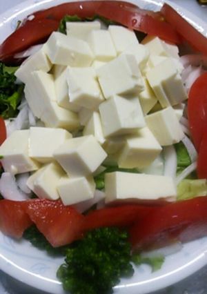 ☆新玉ねぎの豆腐サラダ☆-レシピのメイン写真