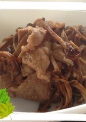 干しえのき☆乾燥えのきと豚肉の炒め物-レシピのメイン写真