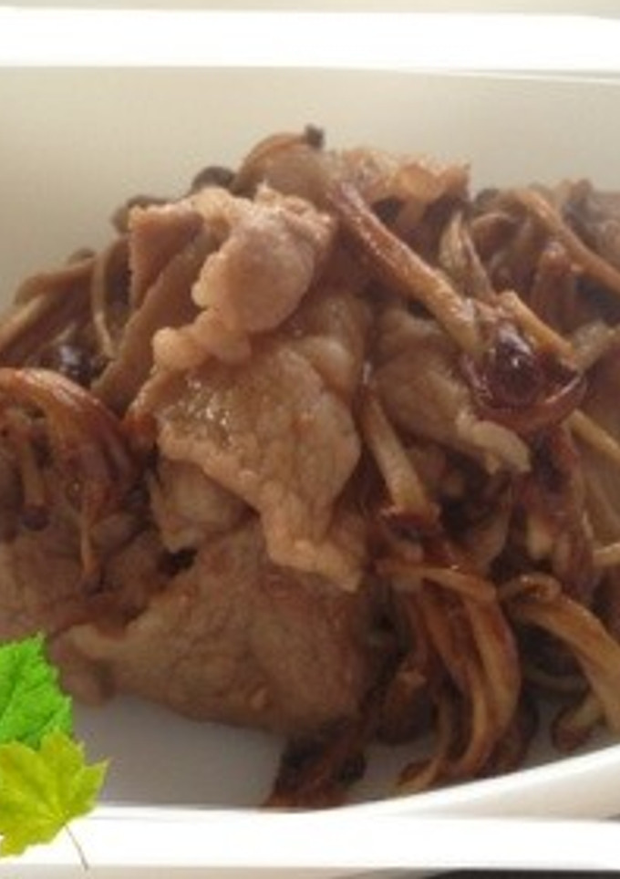 干しえのき☆乾燥えのきと豚肉の炒め物-レシピのメイン写真