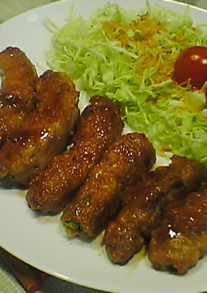 豚肉野菜巻き照り焼き風♪-レシピのメイン写真