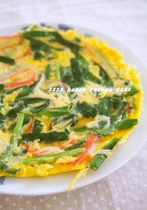 ギャップあり!しっとり食感ニラかに玉-レシピのメイン写真