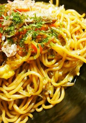 ♡ウスターソース＆バルサミコ焼きそば♡-レシピのメイン写真