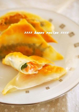 鮭&紫蘇&チーズのカリカリ焼きワンタン-レシピのメイン写真