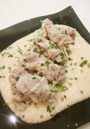 長芋ソースで冷しゃぶサラダ-レシピのメイン写真