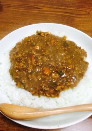 豚ミンチで作るお手軽カレー。-レシピのメイン写真