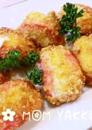 美味しさ2倍☆板わさWチーズフライ-レシピのメイン写真