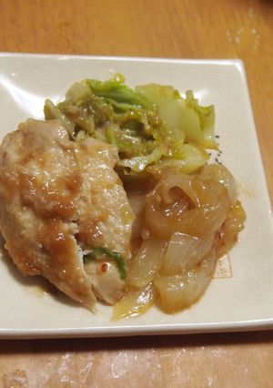 醤油麹で鶏ムネ肉蒸し焼き-レシピのメイン写真