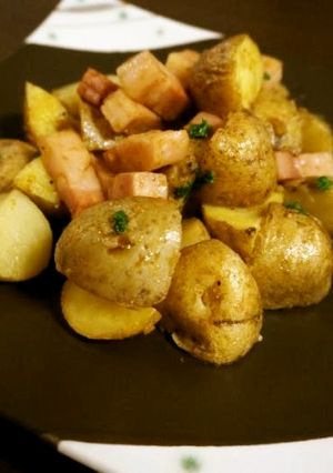 ベーコンとじゃがいものバターしょうゆ炒め-レシピのメイン写真