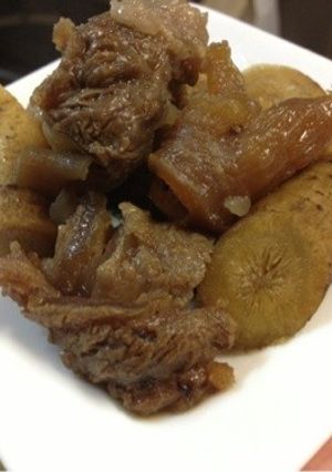 簡単な牛すじごぼう煮込み-レシピのメイン写真