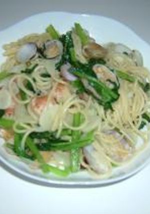 食べてげんき！アサリと小松菜のパスタ-レシピのメイン写真