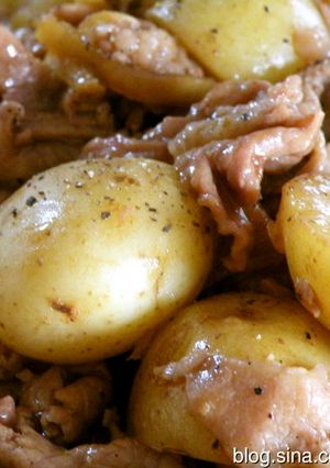 新じゃがと豚肉の黒胡椒煮-レシピのメイン写真