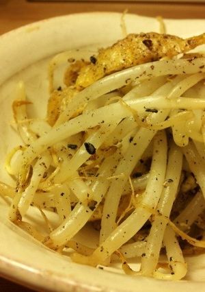 【シンプル】もやしと油揚げの胡麻酢和え-レシピのメイン写真