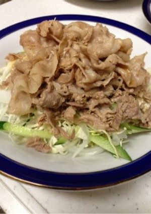 お酢でさっぱり冷しゃぶサラダ-レシピのメイン写真