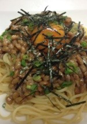 納豆パスタ-レシピのメイン写真