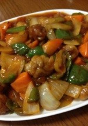 野菜たっぷりヘルシー酢豚♡-レシピのメイン写真