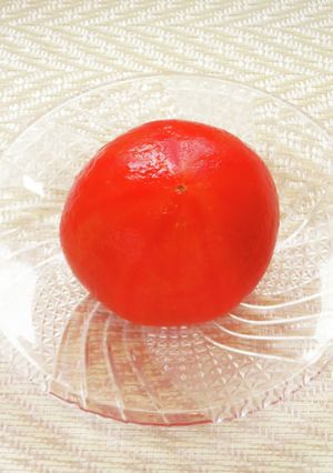 😊湯せんしない超簡単トマトの皮むき法😊-レシピのメイン写真