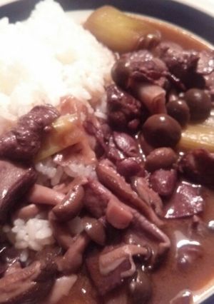 鶏肉の赤ワイン煮込み-レシピのメイン写真
