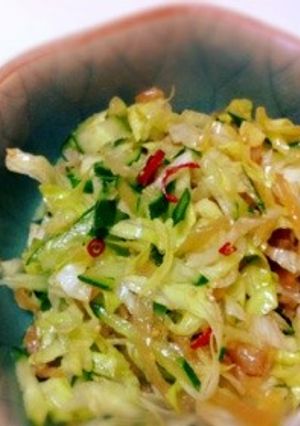あと一品！くらげと胡瓜の中華風和え物-レシピのメイン写真