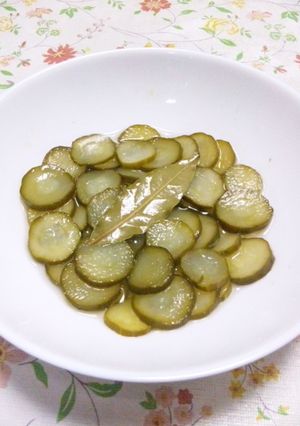 レンジで簡単！きゅうりのピクルス♪-レシピのメイン写真