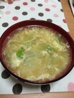 *白菜と卵のシャンタンスープ*-レシピのメイン写真