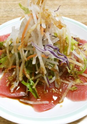 野菜たっぷりまぐろのカルパッチョ-レシピのメイン写真