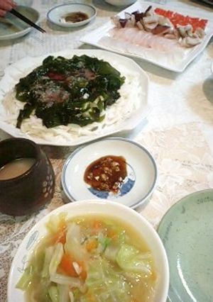 とろろとワカメのカルパッチョ-レシピのメイン写真