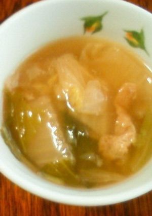 圧力鍋で白菜と油揚げの煮物-レシピのメイン写真